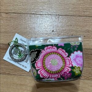 Floral Zippered Pouch